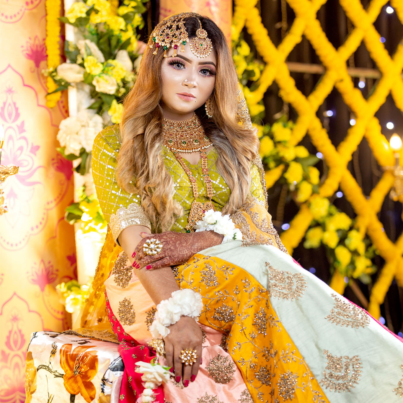 Pakistani Exclusive Holud Look (BB Bridal Makeover Studio)