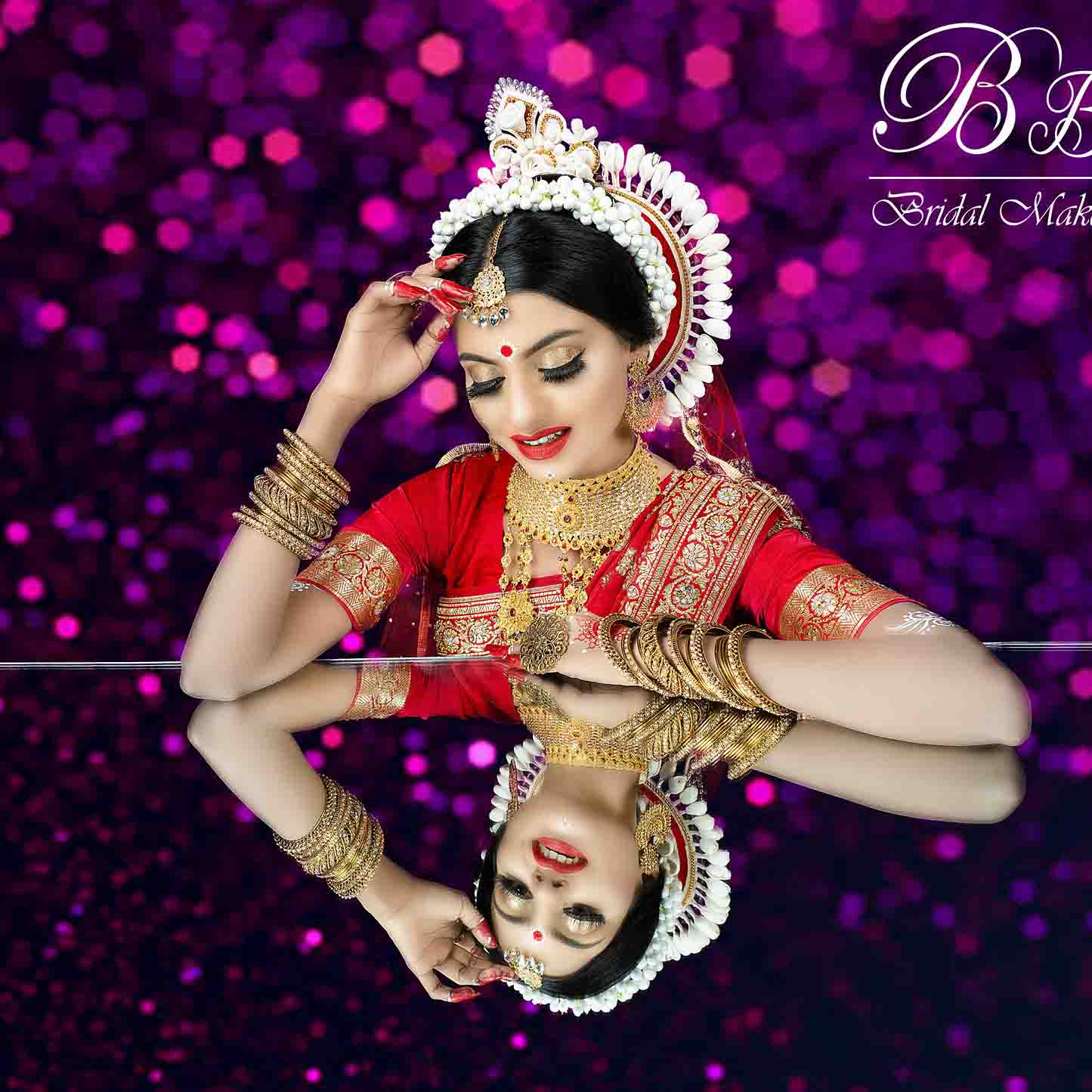 Traditional Hindu Bridal Look(BB Bridal Makeover Studio)